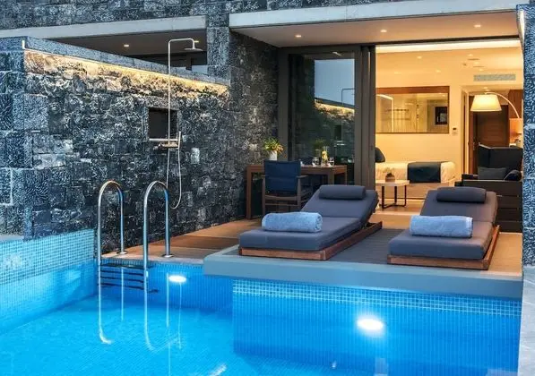 Deluxe Junior Suite Pool Front with Sea View and Private Pool