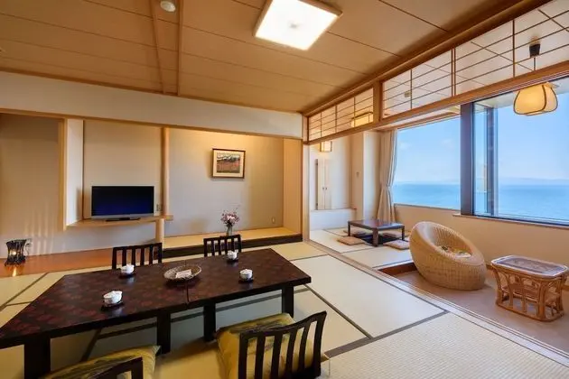 Traditional Oda, Sigara İçilmez, Deniz Manzaralı (Japanese Style Room)