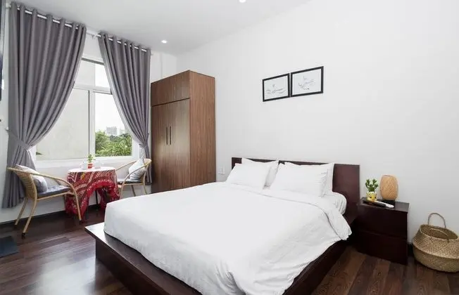 Deluxe Apart Daire, 2 Büyük (Queen) Boy Yatak, Bahçe Manzaralı, Plaj Kenarı
