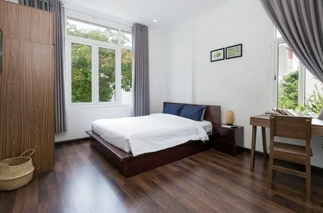 Deluxe Apart Daire, 2 Büyük (Queen) Boy Yatak, Bahçe Manzaralı, Plaj Kenarı