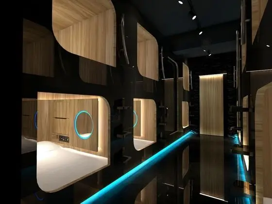 Business Class Sleeping Pod, Mixed