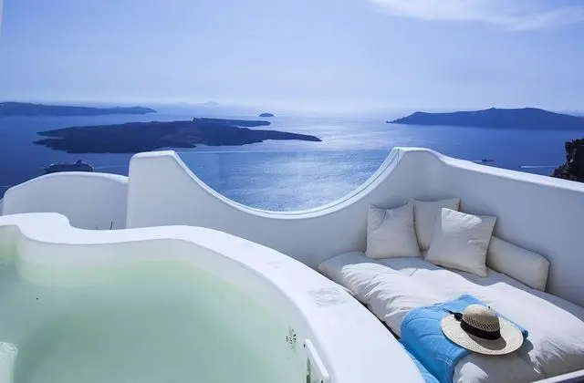 Deluxe Villa, 4 Yatak Odası, Sıcak Su Havuzu (Caldera View)