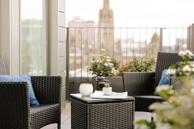 Deluxe Apart Daire, 1 Yatak Odası, Teras, Şehir Manzaralı