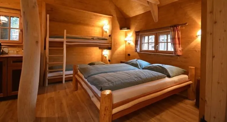 Family Ağaç Ev, Özel Banyo, Resort Manzaralı (4 person)