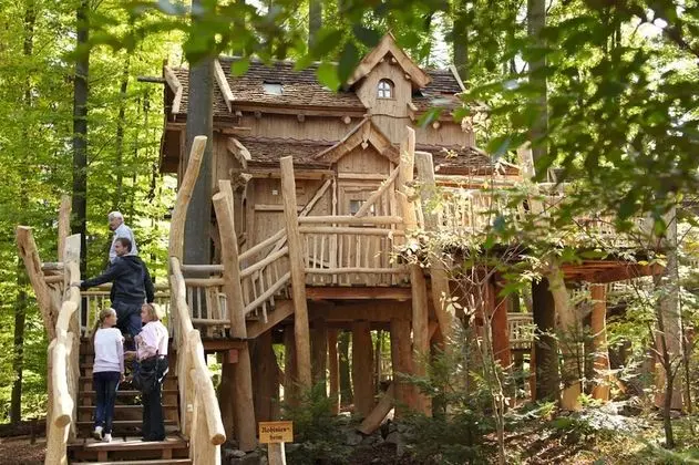 Family Ağaç Ev, Özel Banyo, Resort Manzaralı (4 person)