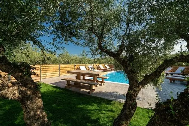 Deluxe Villa, 3 Yatak Odası, Kişiye Özel Havuzlu (Ftelia)