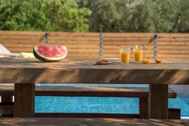 Deluxe Villa, 3 Yatak Odası, Kişiye Özel Havuzlu (Ftelia)