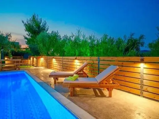 Deluxe Villa, 3 Yatak Odası, Kişiye Özel Havuzlu (Ftelia)