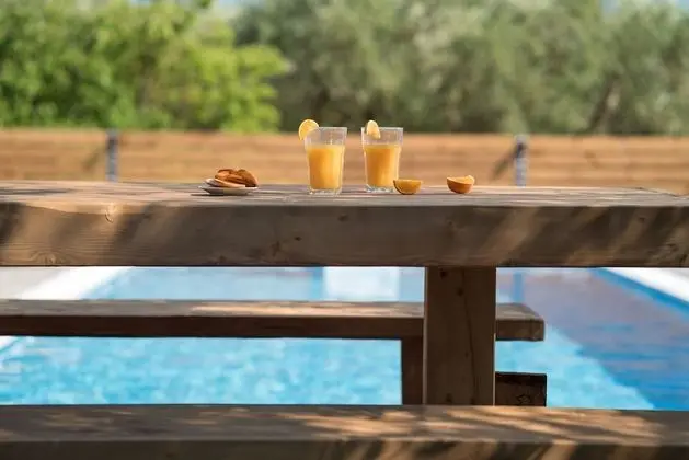 Deluxe Villa, 3 Yatak Odası, Kişiye Özel Havuzlu (Ftelia)