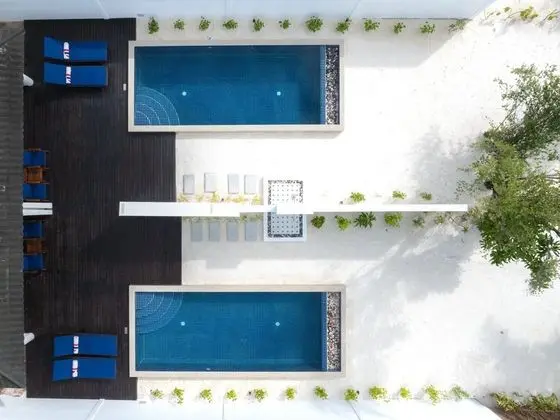 Deluxe Villa, Birden Çok Yatak, Bağlantılı Odalar (Two Bedroom Beach Villa With 2 Pools)