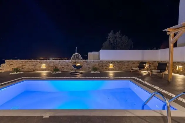 Deluxe Ev, 2 Yatak Odası, Kişiye Özel Havuzlu, Deniz Manzaralı (Coral Villa)
