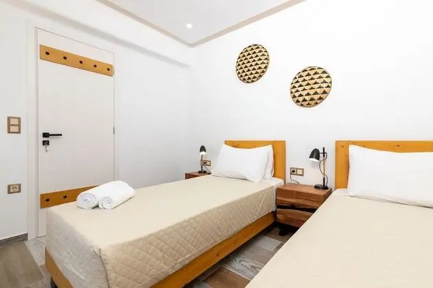 Deluxe Ev, 2 Yatak Odası, Kişiye Özel Havuzlu, Deniz Manzaralı (Sand Villa)