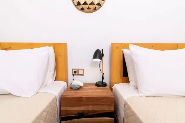 Deluxe Ev, 2 Yatak Odası, Kişiye Özel Havuzlu, Deniz Manzaralı (Sand Villa)