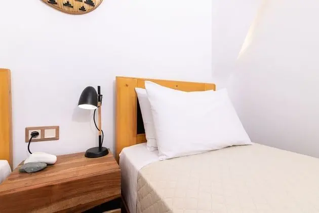 Deluxe Ev, 2 Yatak Odası, Kişiye Özel Havuzlu, Deniz Manzaralı (Sand Villa)
