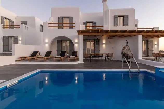 Deluxe Ev, 2 Yatak Odası, Kişiye Özel Havuzlu, Deniz Manzaralı (Sand Villa)