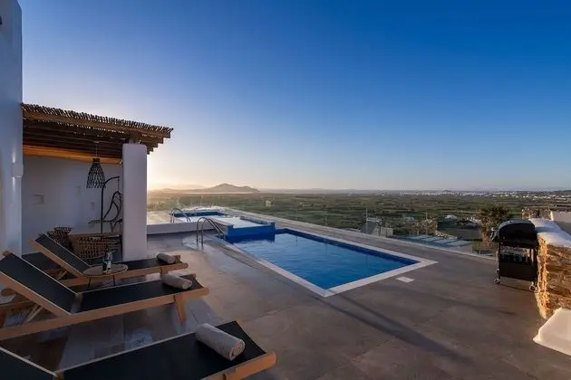 Deluxe Ev, 2 Yatak Odası, Kişiye Özel Havuzlu, Deniz Manzaralı (Sand Villa)