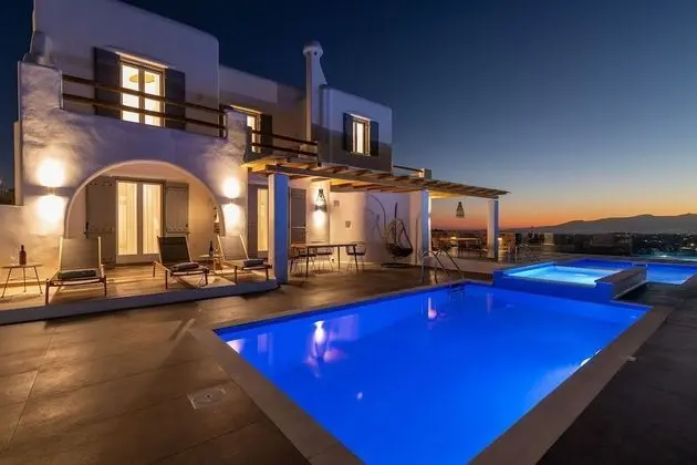 Deluxe Ev, 2 Yatak Odası, Kişiye Özel Havuzlu, Deniz Manzaralı (Sand Villa)