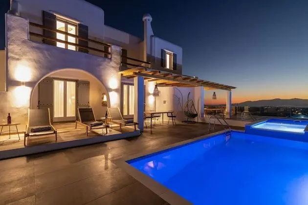 Deluxe Ev, 2 Yatak Odası, Kişiye Özel Havuzlu, Deniz Manzaralı (Sand Villa)
