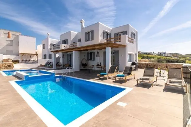 Deluxe Ev, 2 Yatak Odası, Kişiye Özel Havuzlu, Deniz Manzaralı (Turquoise Villa)