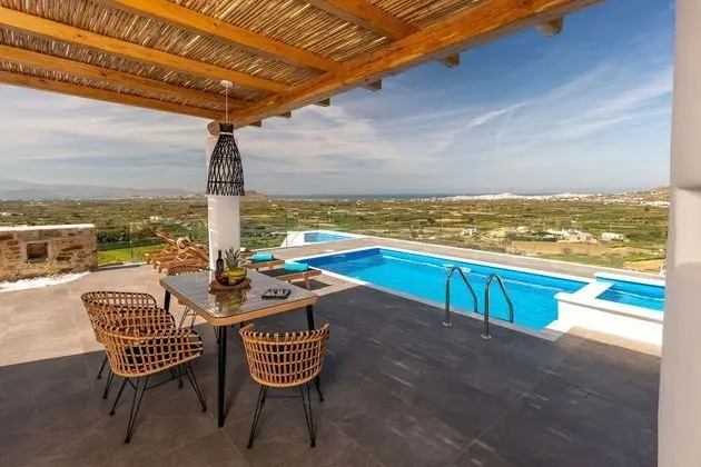 Deluxe Ev, 2 Yatak Odası, Kişiye Özel Havuzlu, Deniz Manzaralı (Turquoise Villa)