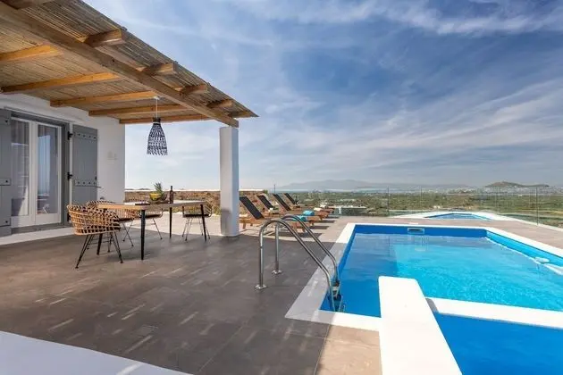 Deluxe Ev, 2 Yatak Odası, Kişiye Özel Havuzlu, Deniz Manzaralı (Turquoise Villa)