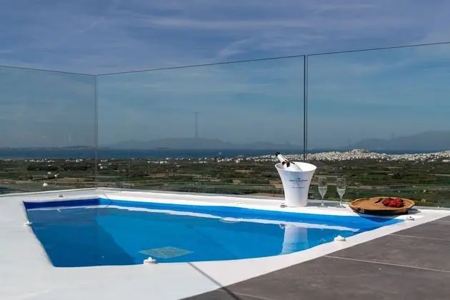 Deluxe Ev, 2 Yatak Odası, Kişiye Özel Havuzlu, Deniz Manzaralı (Turquoise Villa)
