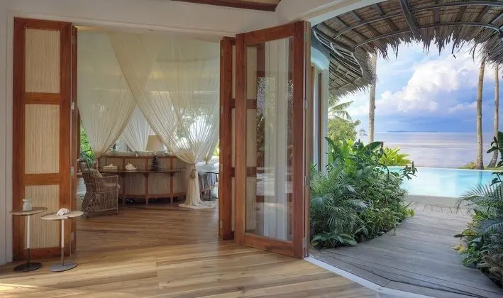 Luxury Villa, 3 Yatak Odası, Okyanus Manzaralı, Plaj Kenarı (Master Perlah Villa)