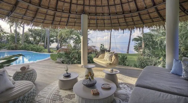 Luxury Villa, 3 Yatak Odası, Okyanus Manzaralı, Plaj Kenarı (Master Perlah Villa)