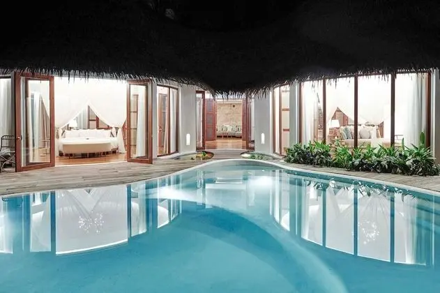 Luxury Villa, 3 Yatak Odası, Okyanus Manzaralı, Plaj Kenarı (Master Perlah Villa)