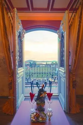 Queen Suite, Deniz ve Havuz Manzaralı, Balkonlu