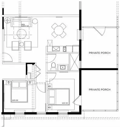 Suite 2 - Two Bedroom
