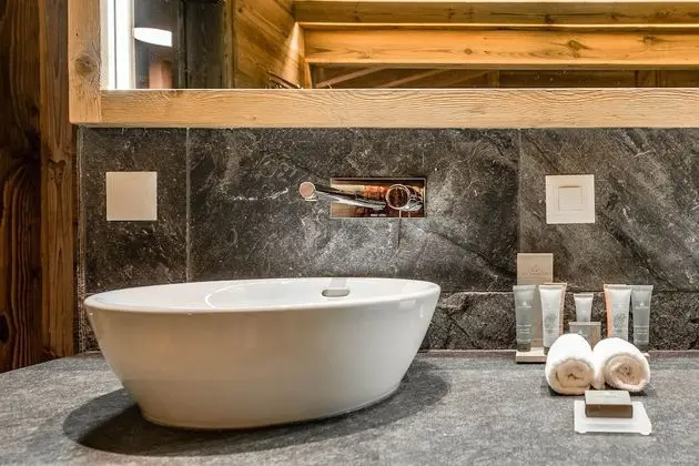 Two connecting rooms without view