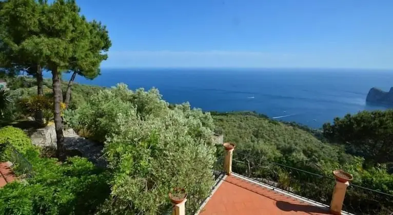 Apart Daire, 2 Yatak Odası, Teras, Deniz Manzaralı (Capri Suite)