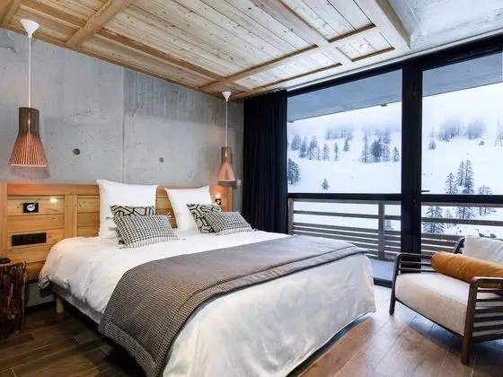 Superior Tek Büyük Yataklı Oda, 1 En Büyük (King) Boy Yatak, Balkon, Dağ Manzaralı