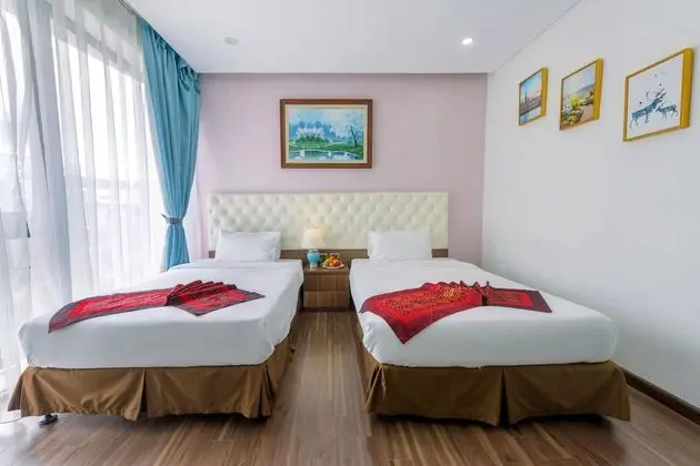 Deluxe İki Ayrı Yataklı Oda, Birden Çok Yatak, Küvet, Şehir Manzaralı