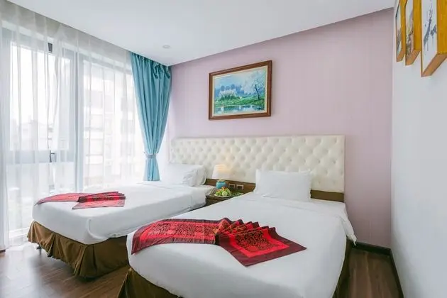 Deluxe İki Ayrı Yataklı Oda, Birden Çok Yatak, Küvet, Şehir Manzaralı