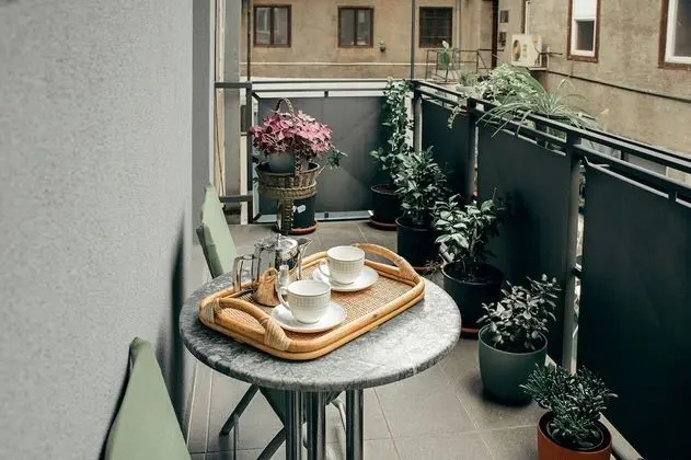 Deluxe Apart Daire, 2 Yatak Odası, Avlu