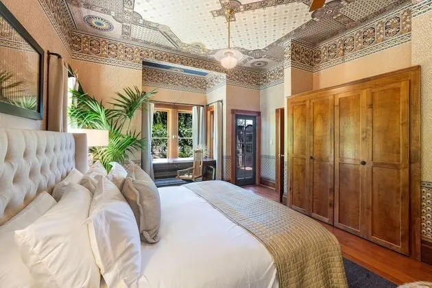 Honeymoon Oda, 1 En Büyük (King) Boy Yatak, Şömine, Üzüm Asması Manzaralı