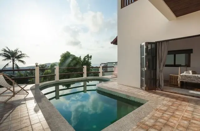 Luxury Villa, 3 Yatak Odası, Okyanus Manzaralı, Dağ Yamacı