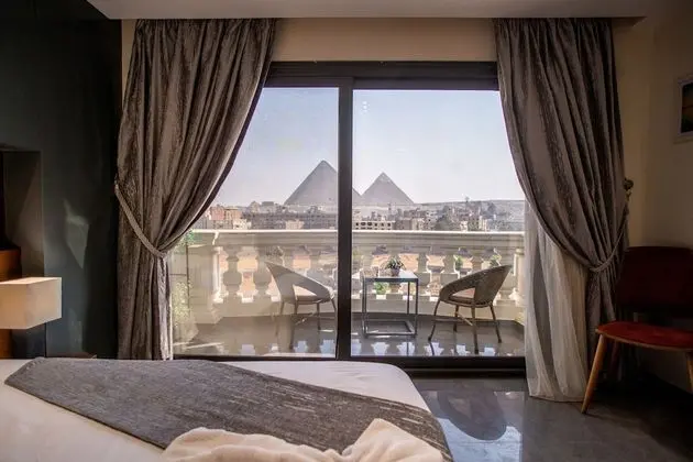 Superior Tek Büyük veya İki Ayrı Yataklı Oda (Pyramids View)