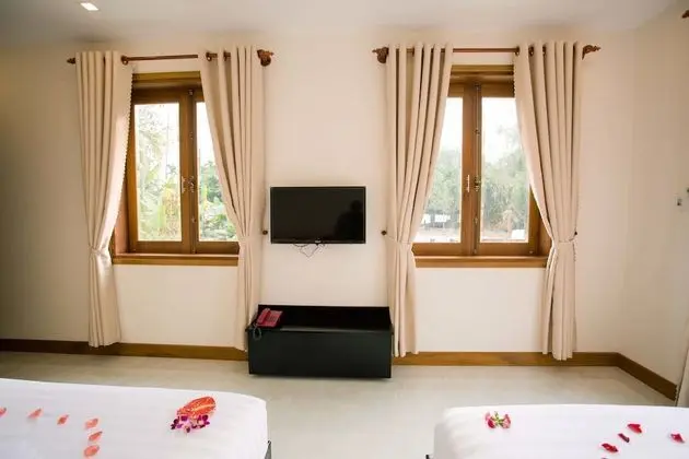 Deluxe Üç Kişilik Oda, 3 Yatak Odası, Bahçe Manzaralı