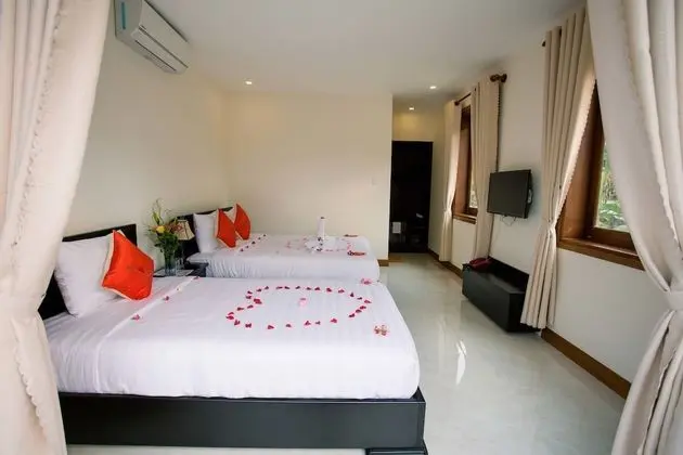Deluxe Üç Kişilik Oda, 3 Yatak Odası, Bahçe Manzaralı