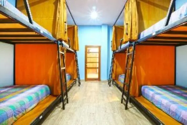 Bed in dormitory