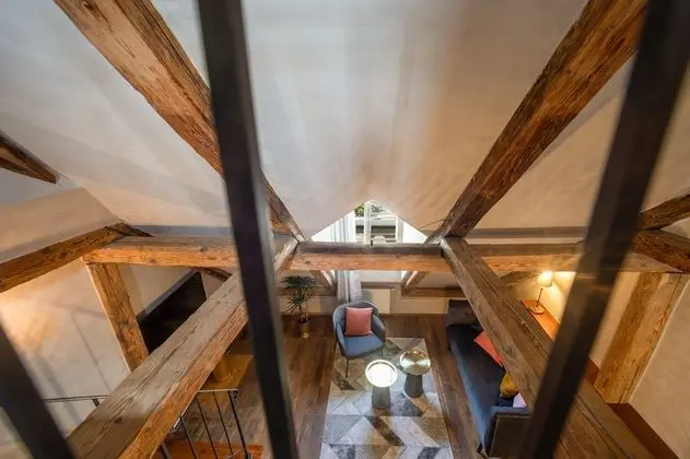 Apart Daire, 2 Yatak Odası, Küçük Mutfak, Şehir Manzaralı (2 private bedrooms)