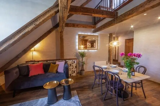 Apart Daire, 2 Yatak Odası, Küçük Mutfak, Şehir Manzaralı (2 private bedrooms)