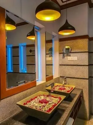 Deluxe Tek Büyük Yataklı Oda, Balkon, Havuz Manzaralı