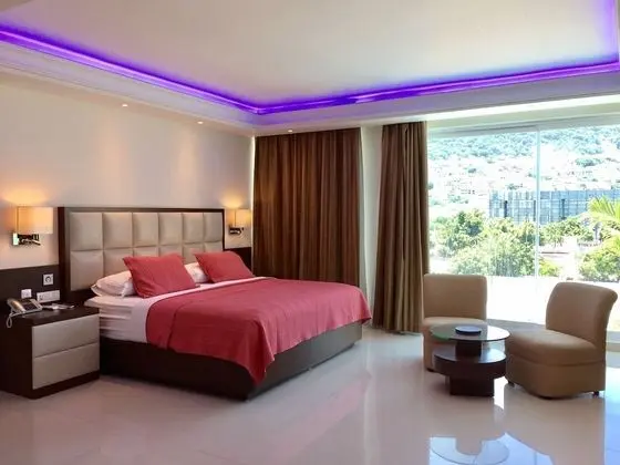 Luxury Tek Büyük Yataklı Oda, Mikrodalga, Havuz Manzaralı