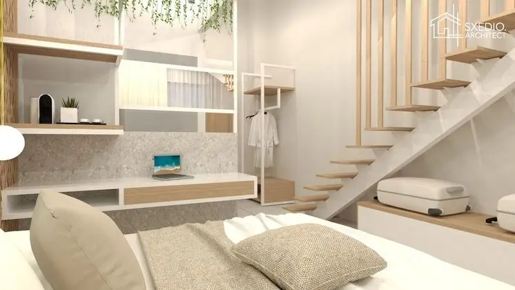Junior Suite Split Level with Pool View
