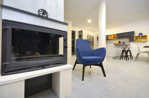 Villa, 3 Yatak Odası, Şömine