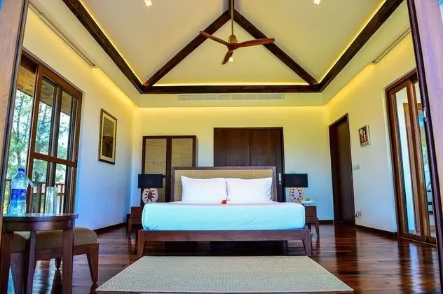 Deluxe Villa, 2 Yatak Odası, Bahçe Manzaralı, Plaj Kenarı